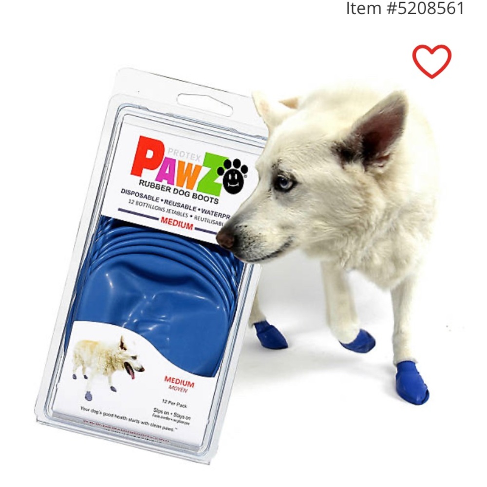 PROTEX PAWZ dog boots shoes M